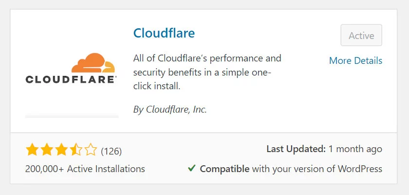cloudflare plugin install and activate